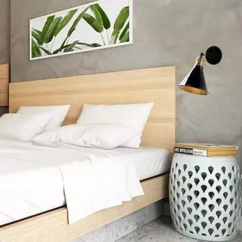 Opviq, Berceste- Berceste NOR, черный, настенный светильник, 19 x 27 x 27 см, металлический корпус