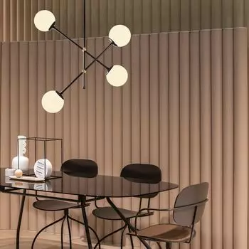 Opviq, Best- Best CTN, черный, люстра, 80 х 80 см, металлический корпус