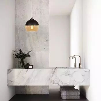 Opviq, Camini- Camini OPV, Черный, Мед, Люстра, Металлический корпус