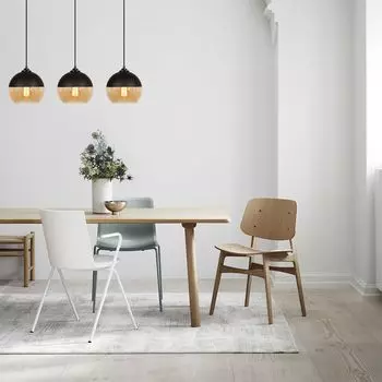 Opviq, Camini- Camini OPV, черный, медовый, люстра, 70 х 20 см, СТАЛЬНОЙ КОРПУС