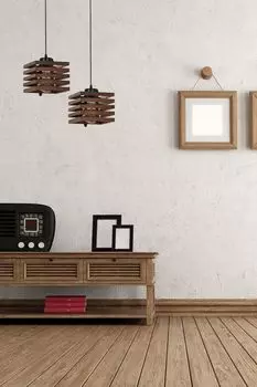 Opviq, Cara- Cara ahap 2 li sral ceviz sarktLUN, коричневый, люстра, деревянный корпус