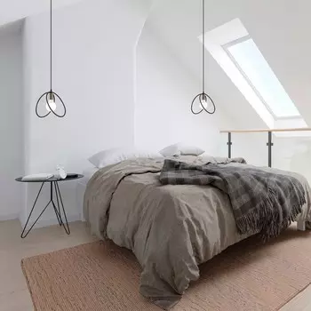 Opviq, Circle- Circle TTM, черный, люстра, 24 х 24 см, металлический корпус