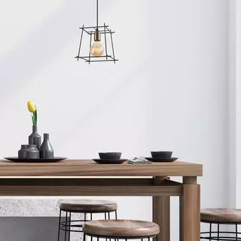 Opviq, Coman- Coman FLG, черный, люстра, 24 х 24 х 32-122 см, корпус металл