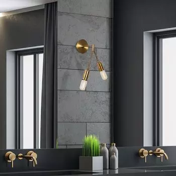 Opviq, Dartini- Dartini ABY, винтаж, настенные светильники, 15 х 17 см, металлический корпус