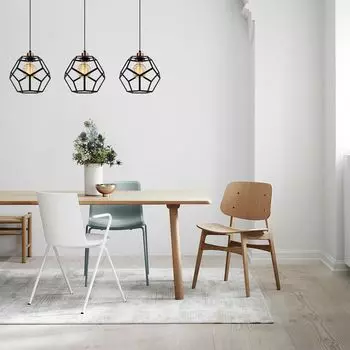 Opviq, Degirmen- Degirmen ABY, черный, люстра, 96 х 26 см, металлический корпус