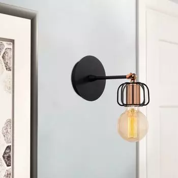 Opviq, Demre- Demre NOR, черный, настенные светильники, СТАЛЬНОЙ КОРПУС