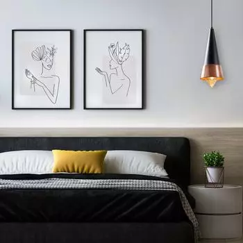 Opviq, Dodo- Dodo SSE, черный, медь, люстра, 19 х 19 см, металлический корпус