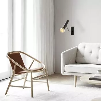 Opviq, Dolma- Dolma TTM, черный, настенный светильник, 5 х 28 см, металлический корпус