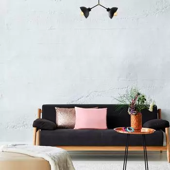 Opviq, Dram- Dram OPV, черный, люстра, 46 х 15 см, СТАЛЬНОЙ КОРПУС