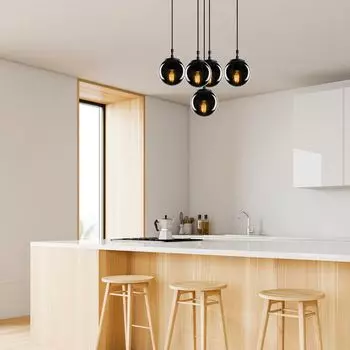 Opviq, Efe- Efe PUQ, черный, люстра, 65 х 65 см, металлический корпус