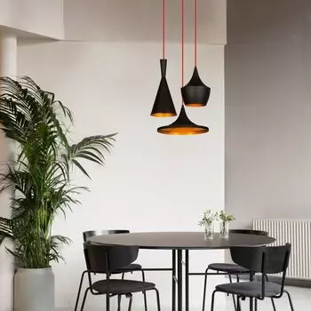 Opviq, Elmas- Elmas KSV, черный, золото, люстра, 23 х 23 х 30 см, корпус металл