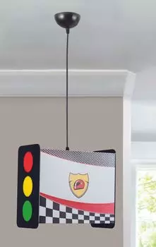 Opviq, Erika- СветофорCLK, разноцветный, люстра, 100x30x16 см, 100% ПВХ, мультиколор