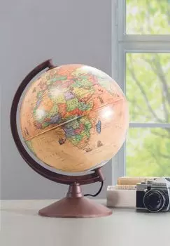 Opviq, Erika- World SphereCLK, разноцветные, настольные лампы, 43x33x30 см, 100% ПВХ, мультиколор