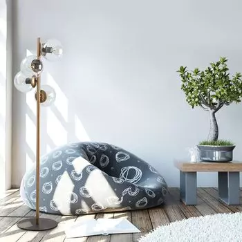 Opviq, Faze- Faze OPV, золото, торшеры, 32 х 32 см, корпус металл