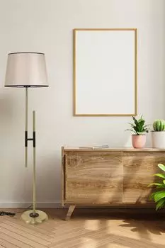 Opviq, Felix- Felix Eskitme Lambader Pramit Ak Hasr AbajurluLUN, плетеные, торшеры, металлический корпус