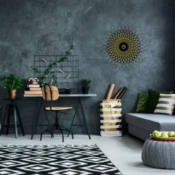 Opviq, Fellini, 50 x 12 x 5, Настенный светильник, черный, металлический корпус