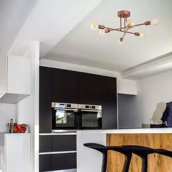 Opviq, Flower, 64 x 64 см, люстра, медь, металлический корпус