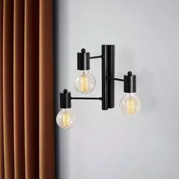 Opviq, Hexa- Hexa OPV, черный, настенный светильник, 40 x 26 см, металлический корпус