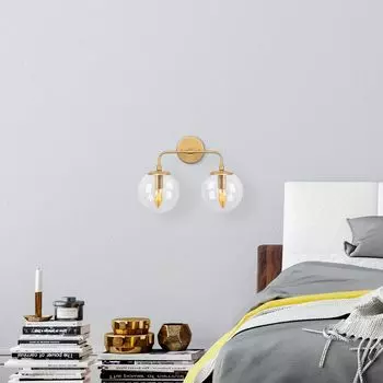 Opviq, Horn-Horn FLG, золото, настенные светильники, 37 x 21 x 27 см, металлический корпус