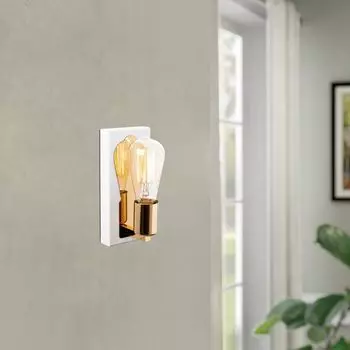 Opviq, Караин-Караин НОР, белый, настенные светильники, 9 х 10 х 21 см, КОРПУС СТАЛЬНОЙ