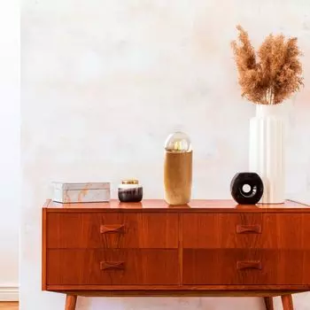 Opviq, Kavuk- Kavuk OPV, деревянный, настольные лампы, 10 х 10 см, корпус деревянный, коричневый