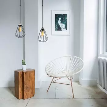 Opviq, Kese- Kese OPV, черный, люстра, 68 х 20 см, корпус металлический