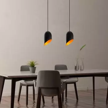 Opviq, Kesik- Кесик ОПВ, черный, золото, люстра, 52 х 12 см, металлический корпус