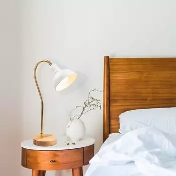 Opviq, Kumluca- Kumluca NOR, белый, настольные лампы, металлический корпус