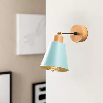 Opviq, Манавгат- Манавгат НОР, бирюзовый, настенные светильники, металлический корпус, темно-синий