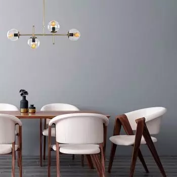 Opviq, Mudoni- Mudoni NTD, винтаж, люстра, 108 х 15 см, металлический корпус