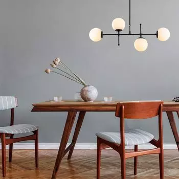 Opviq, Mudoni- MudoniNTD, черный, люстра, 108 х 15 см, металлический корпус