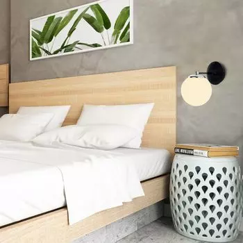 Opviq, My-My Legend SHN, черный, настенные светильники, 15 x 24 x 24 см, металлический корпус