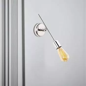 Opviq, Mzrak- Mzrak OPV, хром, настенные светильники, 4 x 24 см, СТАЛЬНОЙ КОРПУС, серебро