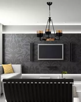 Opviq, Napoli- Napoli 3 L Ahap AvizeLUN, Коричневый,Черный, люстра, металлический корпус