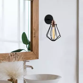 Opviq, Oylat- Oylat NOR, черный, настенные светильники, металлический корпус