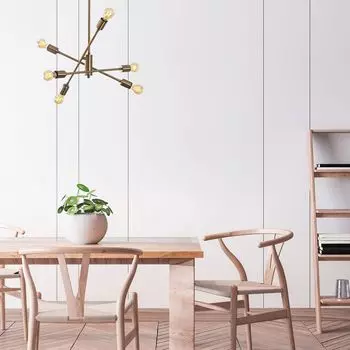 Opviq, Ozbest- Озбест ТТМ, винтаж, люстра, 55 х 55 см, корпус металл