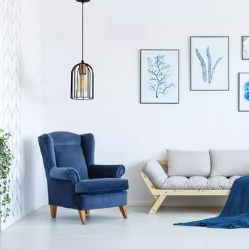 Opviq, Памуккале- Памуккале NOR, черный, люстра, металлический корпус