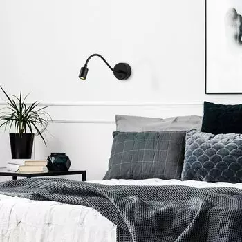 Opviq, Reading- Reading DCM, черный, настенные светильники, 8 x 38 см, металлический корпус