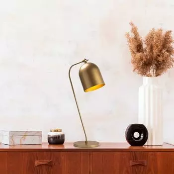 Opviq, Sanika- Sanika FLG, золото, настольные лампы, 22 х 30 х 60 см, металлический корпус