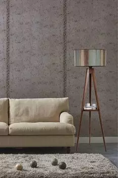 Opviq, Sehbal- Sehbal штатив lampader ceviz silindir renkli abajurluLUN, разноцветный, торшеры, каркас: 100% Рождественская елка, мультиколор