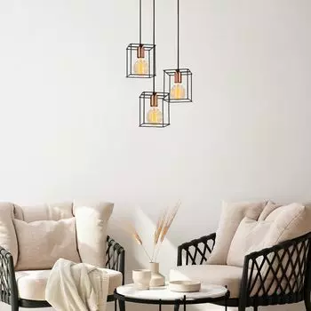 Opviq, Selimiye- Селимие НОР, черный, люстра, корпус металл