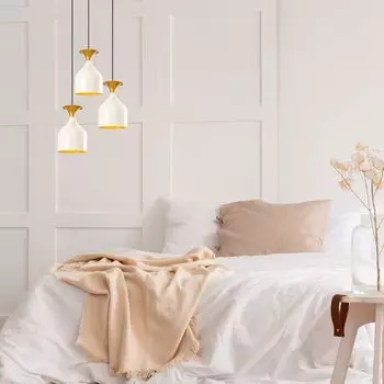 Opviq, Sivani- Sivani ABY, белый, золото, люстра, металлический корпус