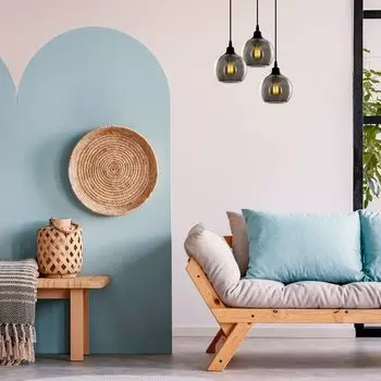 Opviq, Smoked- Дымчатый ОПВ, дым, люстра, 40 х 40 см, корпус металл, серый