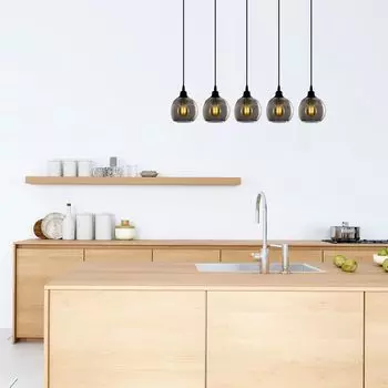 Opviq, Smoked- Копченый OPV, дым, люстра, 85 х 85 см, корпус металл, серый