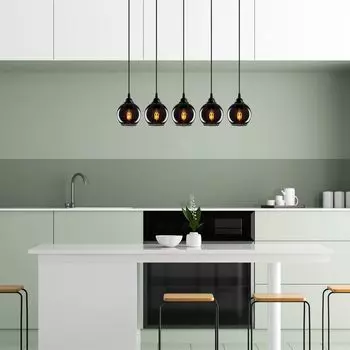 Opviq, Smoked- Копченый OPV, дым, люстра, 85 х 85 см, корпус металл, серый