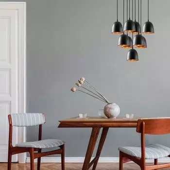 Opviq, Tattoo- Tattoo OPV, Черный, Люстра, 61 x 61 см, Металлический корпус