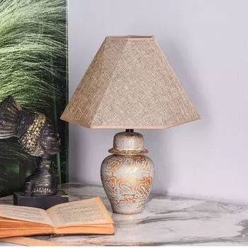 Opviq, TM168- TM168HMY, Серый, Настольные лампы, Металлический корпус