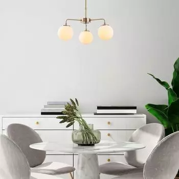 Opviq, Viran- Viran FLG, винтаж, люстра, 56 х 56 х 43 см, металлический корпус