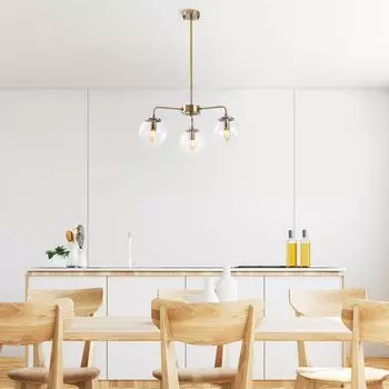 Opviq, Viran- Viran FLG, винтаж, люстра, 56 х 56 х 43 см, металлический корпус