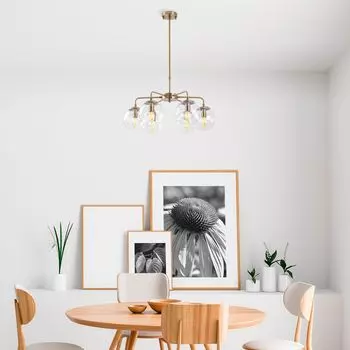 Opviq, Viran- Viran FLG, винтаж, люстра, 56 х 56 х 43 см, металлический корпус